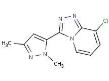 8-chloro-3-(1,3-dimethyl-1H-pyrazol-5-yl)[1,2,4]triazolo[4,3-a]pyridine