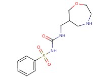 N-{[(1,4-oxazepan-6-ylmethyl)amino]carbonyl}benzenesulfonamide hydrochloride