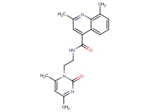 N-[2-(4,6-dimethyl-2-oxopyrimidin-1(2H)-yl)ethyl]-2,8-dimethylquinoline-4-carboxamide