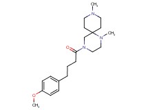 4-[4-(4-methoxyphenyl)butanoyl]-1,9-dimethyl-1,4,9-triazaspiro[5.5]undecane