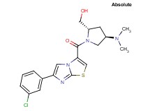 [(2S,4R)-1-{[6-(3-chlorophenyl)imidazo[2,1-b][1,3]thiazol-3-yl]carbonyl}-4-(dimethylamino)pyrrolidin-2-yl]methanol
