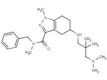 N-benzyl-5-{[3-(dimethylamino)-2,2-dimethylpropyl]amino}-N,1-dimethyl-4,5,6,7-tetrahydro-1H-indazole-3-carboxamide