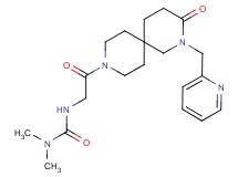 N,N-dimethyl-N'-{2-oxo-2-[3-oxo-2-(pyridin-2-ylmethyl)-2,9-diazaspiro[5.5]undec-9-yl]ethyl}urea