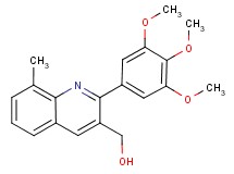 [8-methyl-2-(3,4,5-trimethoxyphenyl)quinolin-3-yl]methanol