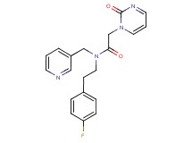 N-[2-(4-fluorophenyl)ethyl]-2-(2-oxopyrimidin-1(2H)-yl)-N-(pyridin-3-ylmethyl)acetamide