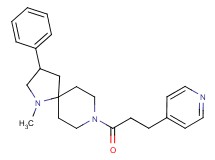 1-methyl-3-phenyl-8-[3-(4-pyridinyl)propanoyl]-1,8-diazaspiro[4.5]decane