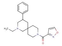 2-ethyl-9-(3-isoxazolylcarbonyl)-4-phenyl-2,9-diazaspiro[5.5]undecane
