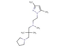 N-[2-(3,5-dimethyl-1H-pyrazol-1-yl)ethyl]-N,2,2-trimethyl-3-pyrrolidin-1-ylpropan-1-amine