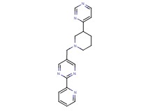 2-pyridin-2-yl-5-[(3-pyrimidin-4-ylpiperidin-1-yl)methyl]pyrimidine