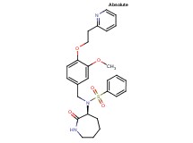 N-{3-methoxy-4-[2-(2-pyridinyl)ethoxy]benzyl}-N-[(3S)-2-oxo-3-azepanyl]benzenesulfonamide