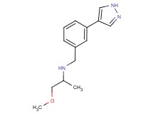 (2-methoxy-1-methylethyl)[3-(1H-pyrazol-4-yl)benzyl]amine