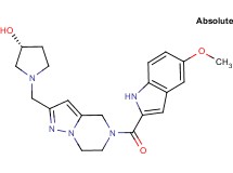 (3R)-1-({5-[(5-methoxy-1H-indol-2-yl)carbonyl]-4,5,6,7-tetrahydropyrazolo[1,5-a]pyrazin-2-yl}methyl)-3-pyrrolidinol