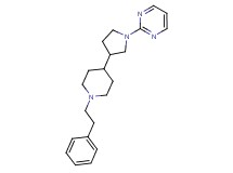 2-{3-[1-(2-phenylethyl)-4-piperidinyl]-1-pyrrolidinyl}pyrimidine