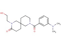 8-[3-(dimethylamino)benzoyl]-2-(2-hydroxyethyl)-2,8-diazaspiro[5.5]undecan-3-one