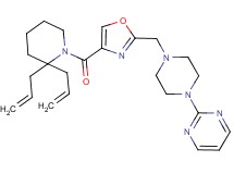 2-[4-({4-[(2,2-diallyl-1-piperidinyl)carbonyl]-1,3-oxazol-2-yl}methyl)-1-piperazinyl]pyrimidine