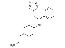 N-[2-(1H-imidazol-1-yl)-1-phenylethyl]-1-propylpiperidin-4-amine