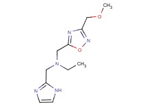 N-(1H-imidazol-2-ylmethyl)-N-{[3-(methoxymethyl)-1,2,4-oxadiazol-5-yl]methyl}ethanamine
