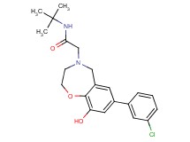 N-(tert-butyl)-2-[7-(3-chlorophenyl)-9-hydroxy-2,3-dihydro-1,4-benzoxazepin-4(5H)-yl]acetamide