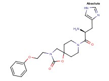 8-L-histidyl-3-(2-phenoxyethyl)-1-oxa-3,8-diazaspiro[4.5]decan-2-one dihydrochloride