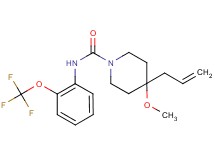 4-allyl-4-methoxy-N-[2-(trifluoromethoxy)phenyl]piperidine-1-carboxamide