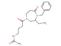 N-[4-(4-benzyl-3-ethyl-5-oxo-1,4-diazepan-1-yl)-4-oxobutyl]acetamide