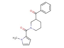 {1-[(1-methyl-1H-pyrrol-2-yl)carbonyl]-3-piperidinyl}(phenyl)methanone
