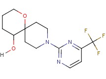 9-[4-(trifluoromethyl)-2-pyrimidinyl]-1-oxa-9-azaspiro[5.5]undecan-5-ol