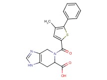5-[(4-methyl-5-phenyl-2-thienyl)carbonyl]-4,5,6,7-tetrahydro-1H-imidazo[4,5-c]pyridine-6-carboxylic acid
