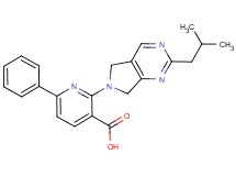 2-(2-isobutyl-5,7-dihydro-6H-pyrrolo[3,4-d]pyrimidin-6-yl)-6-phenylnicotinic acid