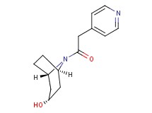 rel-(1R,5S)-8-(4-pyridinylacetyl)-8-azabicyclo[3.2.1]octan-3-ol trifluoroacetate (salt)