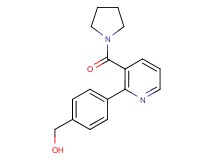 {4-[3-(pyrrolidin-1-ylcarbonyl)pyridin-2-yl]phenyl}methanol