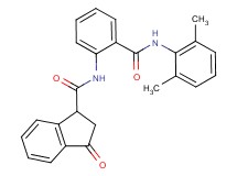 N-(2-{[(2,6-dimethylphenyl)amino]carbonyl}phenyl)-3-oxoindane-1-carboxamide