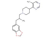 4-{1-[3-(1,3-benzodioxol-5-yl)-2-methylpropyl]piperidin-4-yl}-5-methylpyrimidine