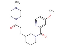 1-(3-{1-[(4-methoxypyridin-2-yl)carbonyl]piperidin-3-yl}propanoyl)-4-methylpiperazine