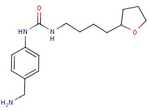 N-[4-(aminomethyl)phenyl]-N'-[4-(tetrahydro-2-furanyl)butyl]urea hydrochloride