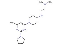 N,N-dimethyl-N'-[1-(6-methyl-2-pyrrolidin-1-ylpyrimidin-4-yl)piperidin-4-yl]ethane-1,2-diamine