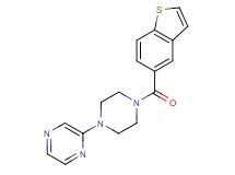 2-[4-(1-benzothien-5-ylcarbonyl)-1-piperazinyl]pyrazine