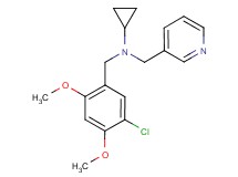 (5-chloro-2,4-dimethoxybenzyl)cyclopropyl(pyridin-3-ylmethyl)amine