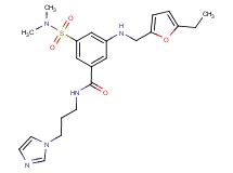 3-[(dimethylamino)sulfonyl]-5-{[(5-ethyl-2-furyl)methyl]amino}-N-[3-(1H-imidazol-1-yl)propyl]benzamide