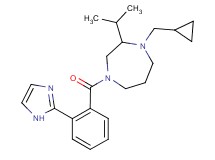 1-(cyclopropylmethyl)-4-[2-(1H-imidazol-2-yl)benzoyl]-2-isopropyl-1,4-diazepane