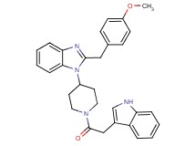 1-[1-(1H-indol-3-ylacetyl)-4-piperidinyl]-2-(4-methoxybenzyl)-1H-benzimidazole