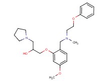 1-(5-methoxy-2-{[methyl(2-phenoxyethyl)amino]methyl}phenoxy)-3-(1-pyrrolidinyl)-2-propanol