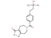 6-[4-(3-hydroxy-3-methylbutyl)benzoyl]-1,4,5,6,7,8-hexahydropyrazolo[3,4-d]azepin-3(2H)-one