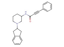 N-[1-(2,3-dihydro-1H-inden-2-yl)-3-piperidinyl]-3-phenyl-2-propynamide