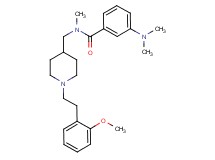 3-(dimethylamino)-N-({1-[2-(2-methoxyphenyl)ethyl]-4-piperidinyl}methyl)-N-methylbenzamide
