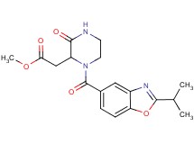 methyl {1-[(2-isopropyl-1,3-benzoxazol-5-yl)carbonyl]-3-oxo-2-piperazinyl}acetate