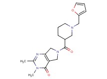 6-{[1-(2-furylmethyl)-3-piperidinyl]carbonyl}-2,3-dimethyl-3,5,6,7-tetrahydro-4H-pyrrolo[3,4-d]pyrimidin-4-one