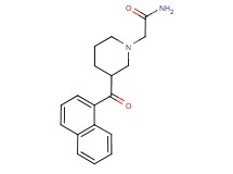 2-[3-(1-naphthoyl)piperidin-1-yl]acetamide