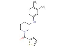 N-(3,4-dimethylphenyl)-1-(2-thienylcarbonyl)-3-piperidinamine
