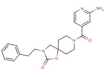 8-(2-aminoisonicotinoyl)-3-(2-phenylethyl)-1-oxa-3,8-diazaspiro[4.5]decan-2-one